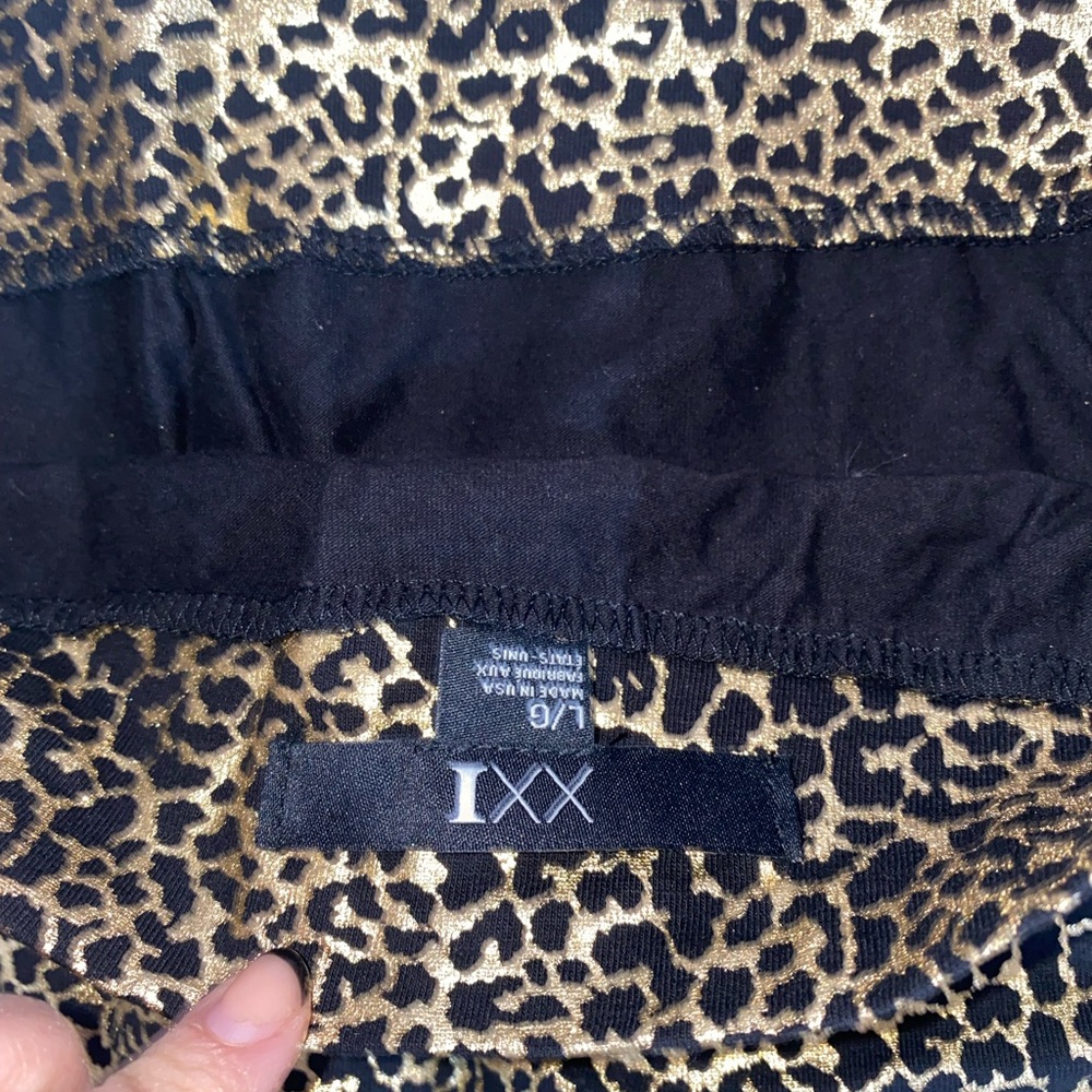 NMT metallic Leopard skirt - Picture 2 of 3